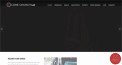Desktop Screenshot of corechurchla.org